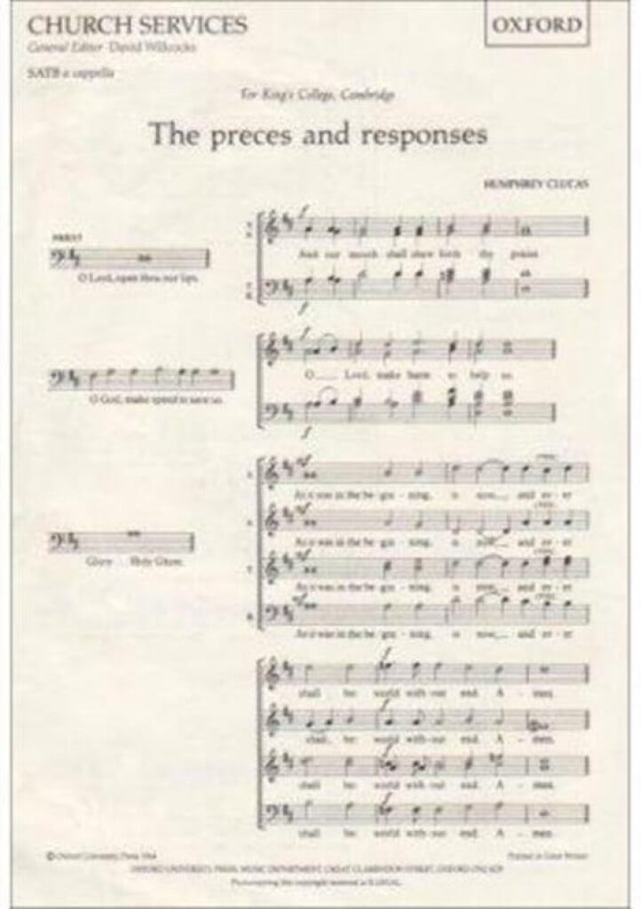 The Preces and Responses